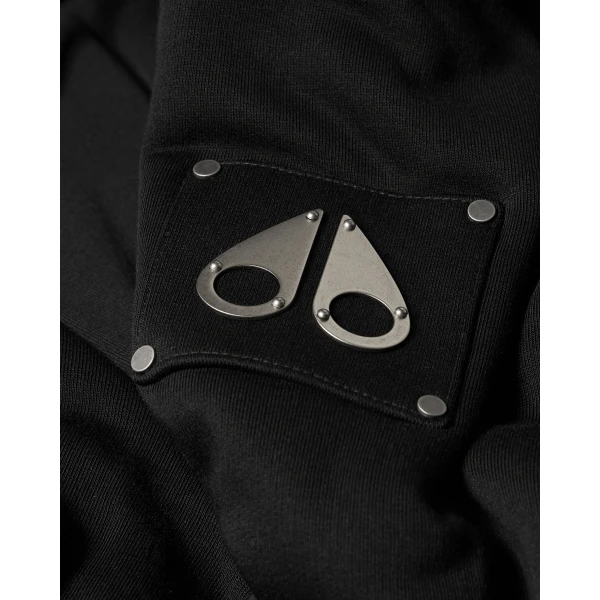 Moose Knuckles Classic Bunny Hoodie in Black | Hoodies | Luxury Shoes 