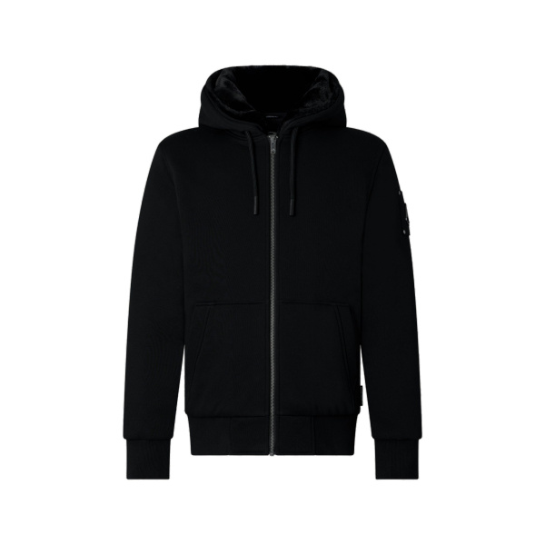 Moose Knuckles Classic Bunny Hoodie in Black | Luxury Shoes 
