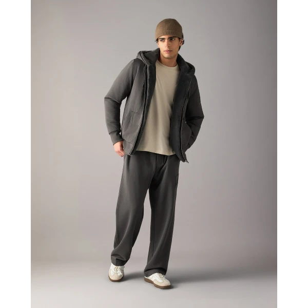 Moose Knuckles Classic Bunny Hoodie in Cement | Sweatshirts | Luxury Shoes 