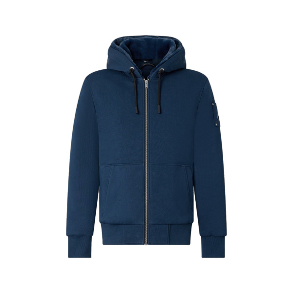 Moose Knuckles Classic Bunny Hoodie in Nightfall | Luxury Shoes 