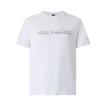 Moose Knuckles Connor Logo T-Shirt in Milky Way | Luxury Shoes 