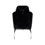 Moose Knuckles Cosmo Faux Fur Vest in Black | Luxury Shoes 