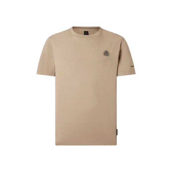 Moose Knuckles Crescent T-Shirt in Ashen | Luxury Shoes 
