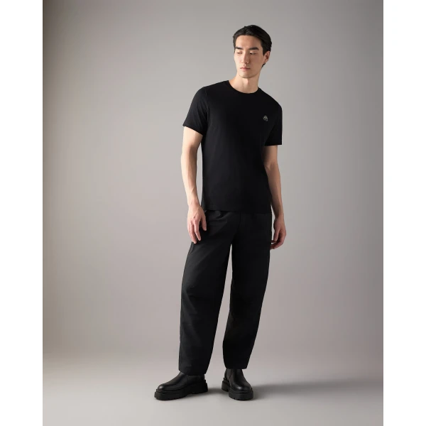Moose Knuckles Crescent T-Shirt in Black | T-shirts & vests | Luxury Shoes 