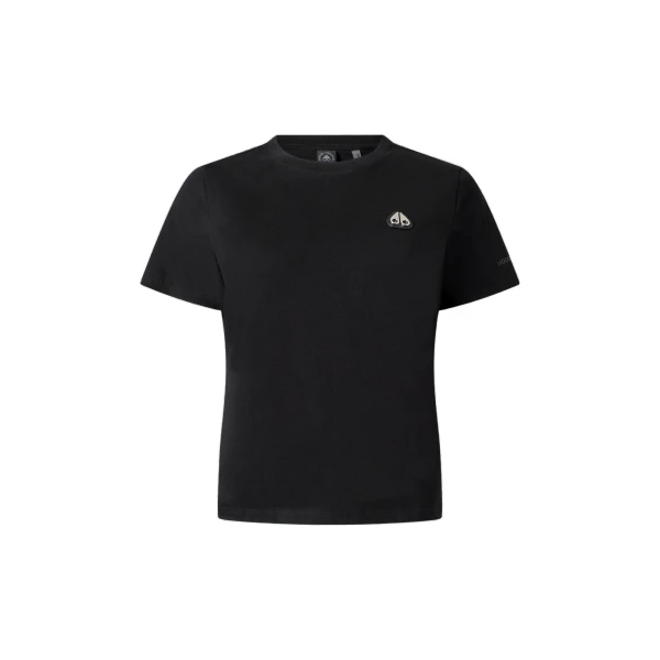 Moose Knuckles Crescent T-Shirt in Black | Luxury Shoes 