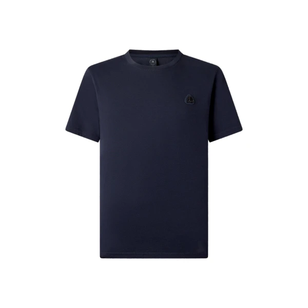 Moose Knuckles Crescent T-Shirt in Navy | Luxury Shoes 