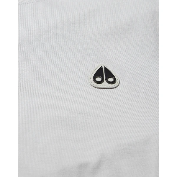 Moose Knuckles Crescent T-Shirt in Stone | T-shirts & vests | Luxury Shoes 