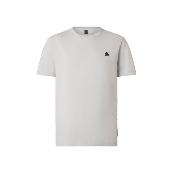 Moose Knuckles Crescent T-Shirt in Stone | Luxury Shoes 