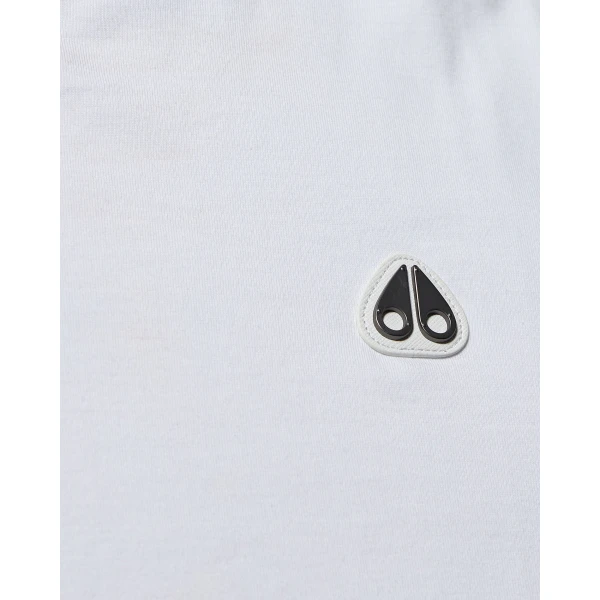 Moose Knuckles Crescent T-Shirt in White | T-shirts & vests | Luxury Shoes 