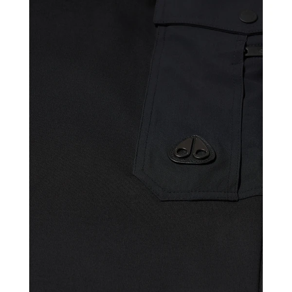Moose Knuckles Dalon Cargo Joggers in Black | Pants | Luxury Shoes 