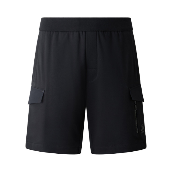 Moose Knuckles Dalon Cargo Shorts in Black | Luxury Shoes 