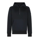 Moose Knuckles Dalon Hoodie in Black | Luxury Shoes 