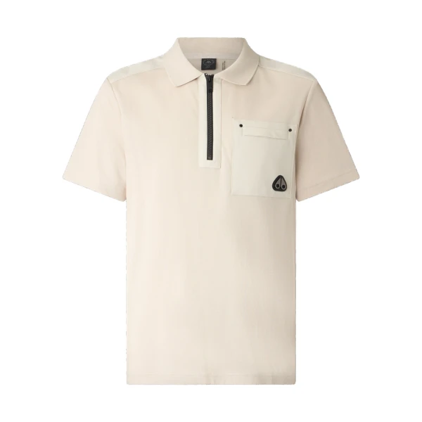 Moose Knuckles Dalon Polo in Alabaster | Luxury Shoes 