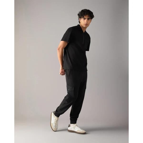 Moose Knuckles Dalon Polo in Black | T-shirts & vests | Luxury Shoes 