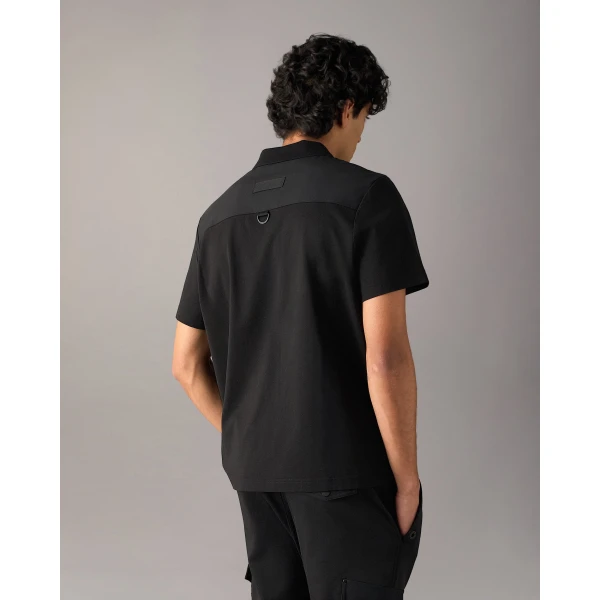 Moose Knuckles Dalon Polo in Black | T-shirts & vests | Luxury Shoes 