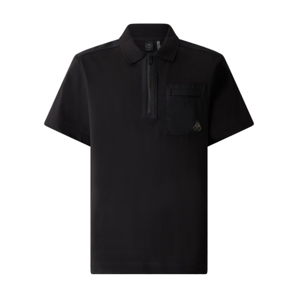 Moose Knuckles Dalon Polo in Black | Luxury Shoes 