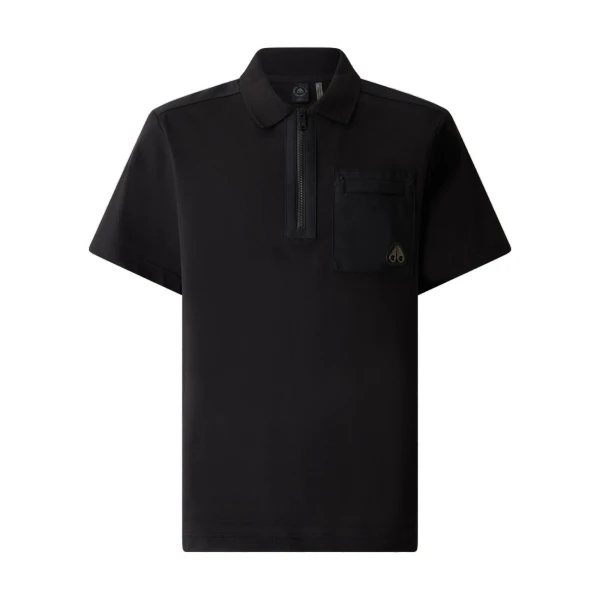 Moose Knuckles Dalon Polo in Black | Luxury Shoes 