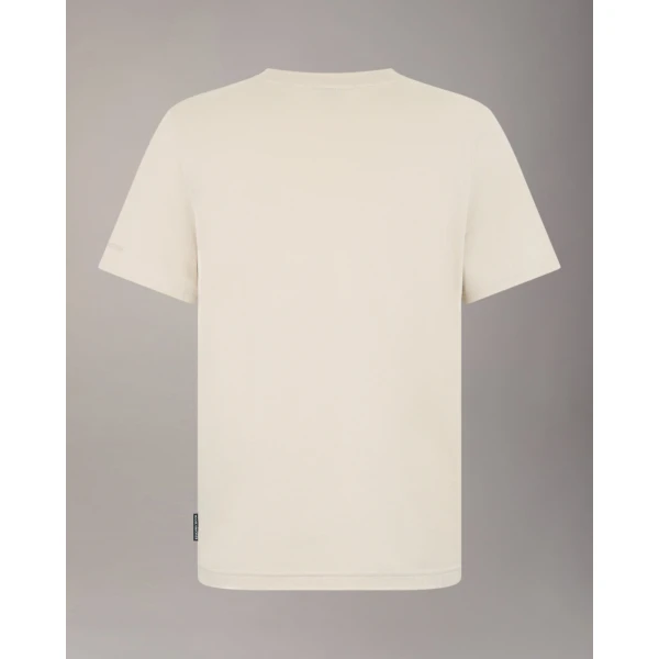Moose Knuckles Dalon T-Shirt in Alabaster | T-shirts & vests | Luxury Shoes 