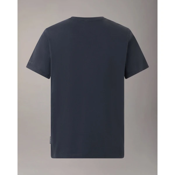 Moose Knuckles Dalon T-Shirt in Navy | T-shirts & vests | Luxury Shoes 