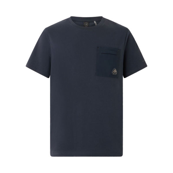 Moose Knuckles Dalon T-Shirt in Navy | Luxury Shoes 