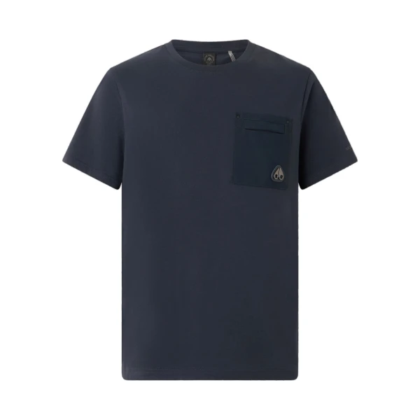 Moose Knuckles Dalon T-Shirt in Navy | Luxury Shoes 