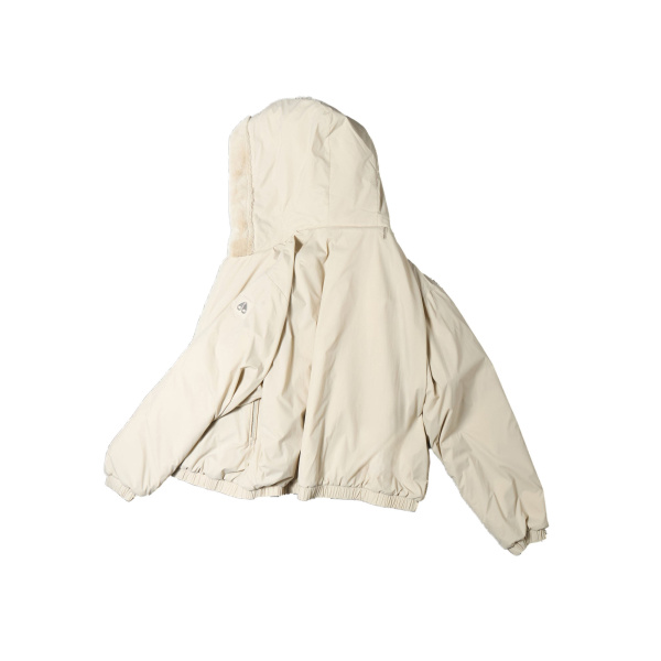 Moose Knuckles Eaton Bunny Reversible Hoodie in Alabaster | Luxury Shoes 