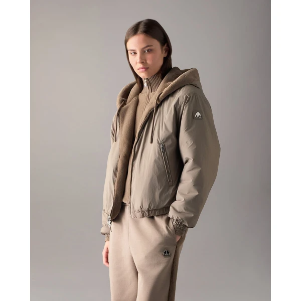 Moose Knuckles Eaton Bunny Reversible Hoodie in Ashen | Hoodies | Luxury Shoes 