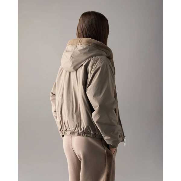 Moose Knuckles Eaton Bunny Reversible Hoodie in Ashen | Hoodies | Luxury Shoes 
