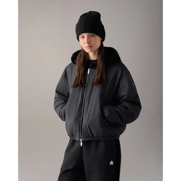 Moose Knuckles Eaton Bunny Reversible Hoodie in Black | Hoodies | Luxury Shoes 