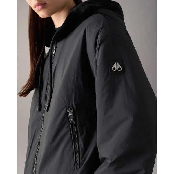Moose Knuckles Eaton Bunny Reversible Hoodie in Black | Hoodies | Luxury Shoes 