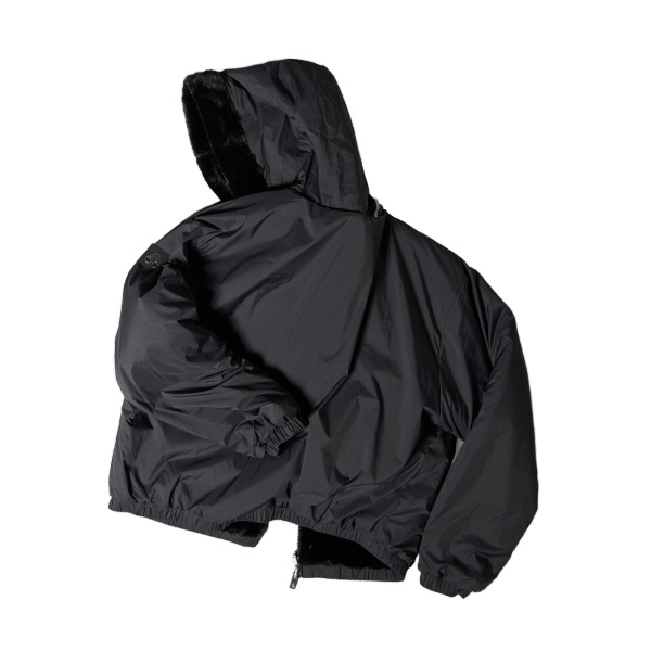 Moose Knuckles Eaton Bunny Reversible Hoodie in Black | Luxury Shoes 