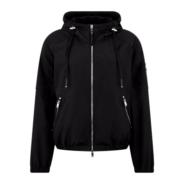 Moose Knuckles Elevate Hooded Jacket in Black | Luxury Shoes 