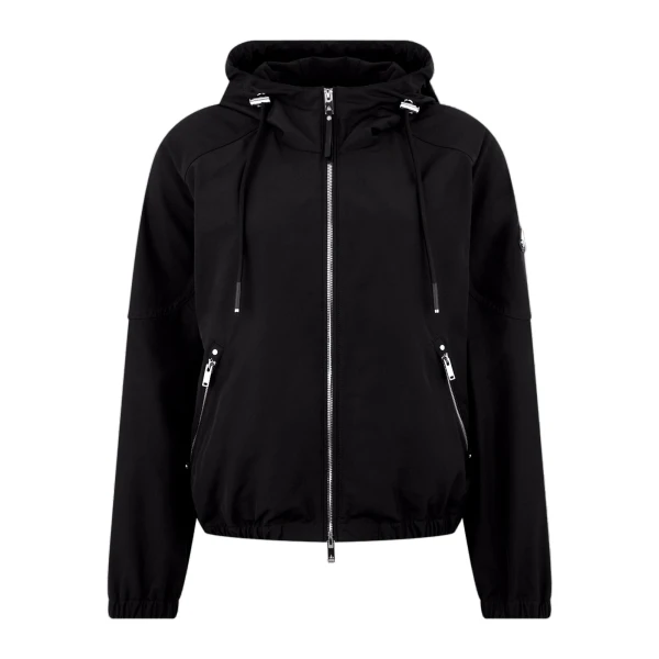 Moose Knuckles Elevate Hooded Jacket in Black | Luxury Shoes 