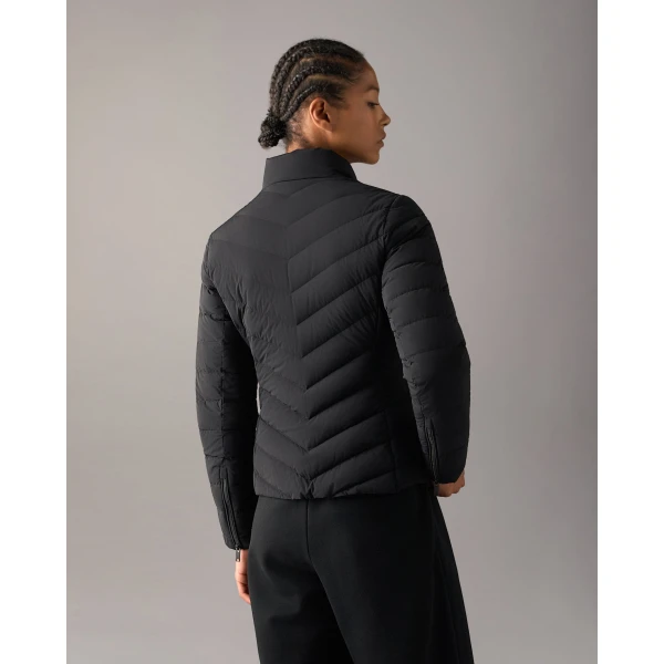 Moose Knuckles Elora Down Jacket in Black | Jackets | Luxury Shoes 
