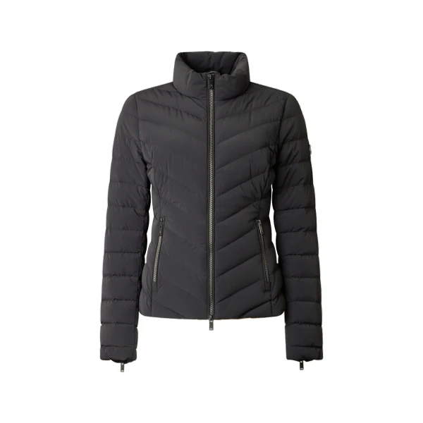 Moose Knuckles Elora Down Jacket in Black | Luxury Shoes 