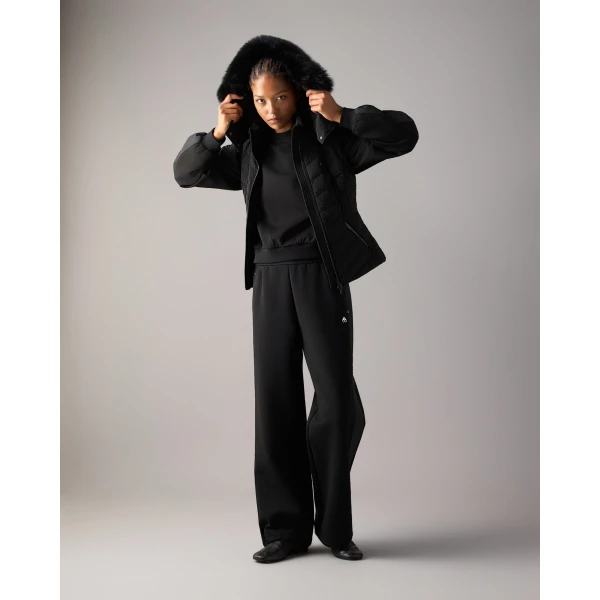 Moose Knuckles Elora Down Vest in Black | Vests | Luxury Shoes 