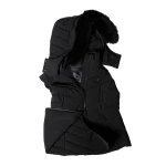 Moose Knuckles Elora Down Vest in Black | Luxury Shoes 