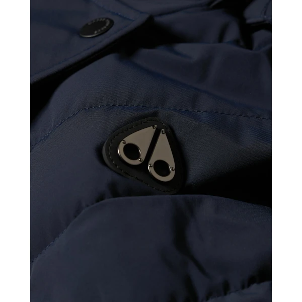 Moose Knuckles Elora Down Vest in Navy | Vests | Luxury Shoes 