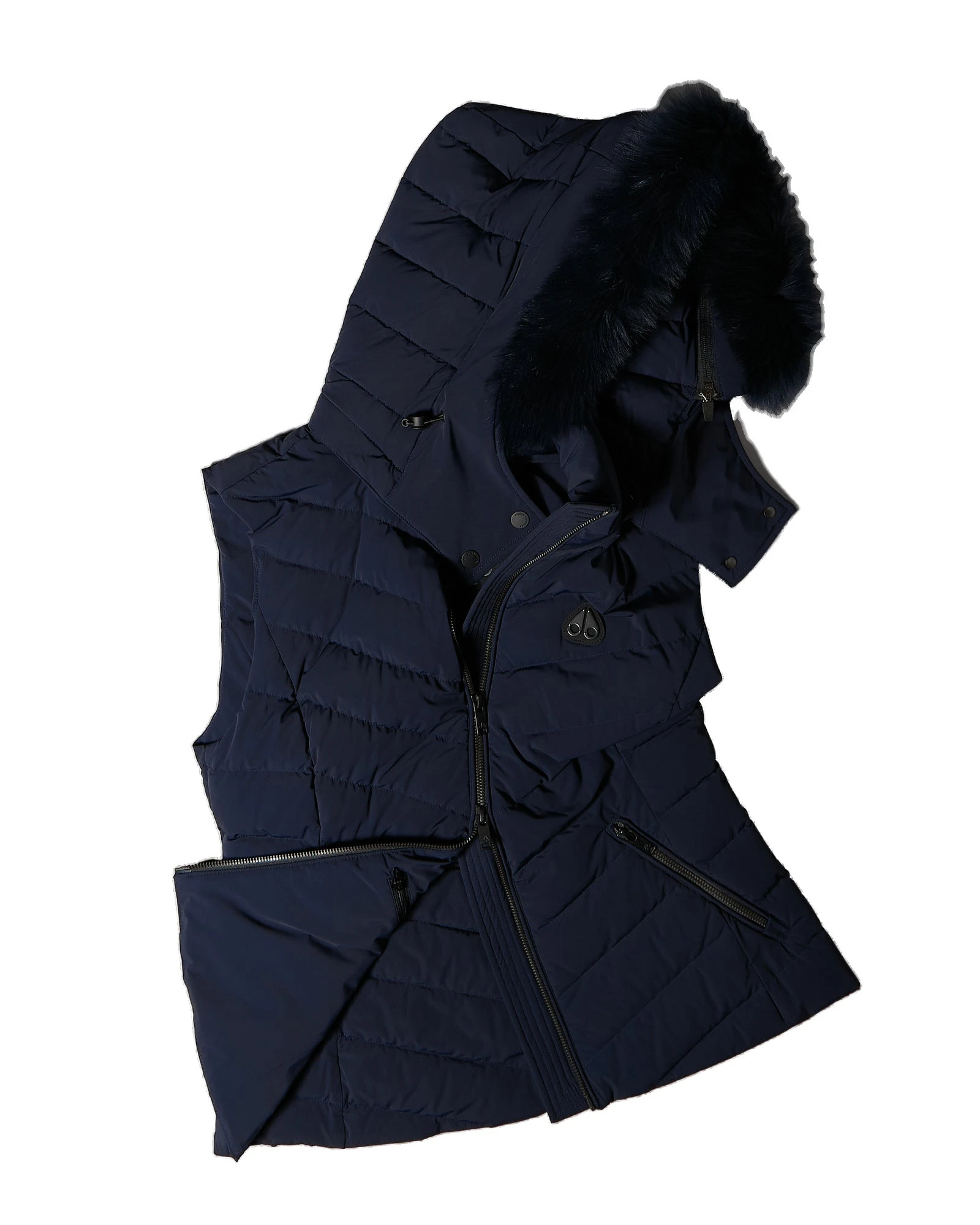 Moose Knuckles Elora Down Vest in Navy Moose Knuckles Elora Down Vest in Navy | Luxury Shoes