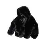 Moose Knuckles Ember Faux Fur Jacket in Black | Luxury Shoes 
