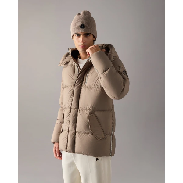 Moose Knuckles Everest 3Q Down Puffer in Ashen | Men Jackets | Luxury Shoes 