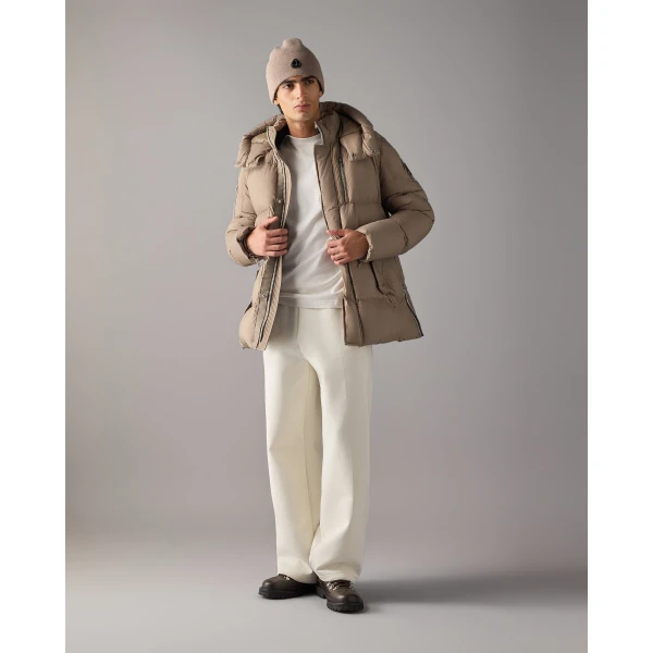 Moose Knuckles Everest 3Q Down Puffer in Ashen | Men Jackets | Luxury Shoes 