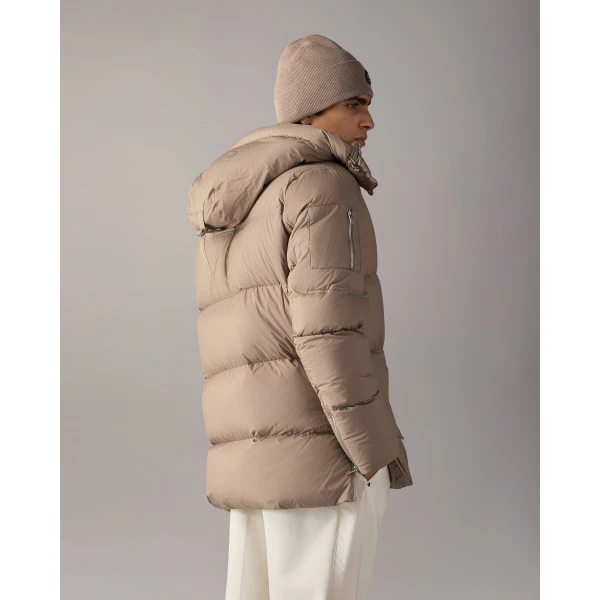 Moose Knuckles Everest 3Q Down Puffer in Ashen | Men Jackets | Luxury Shoes 