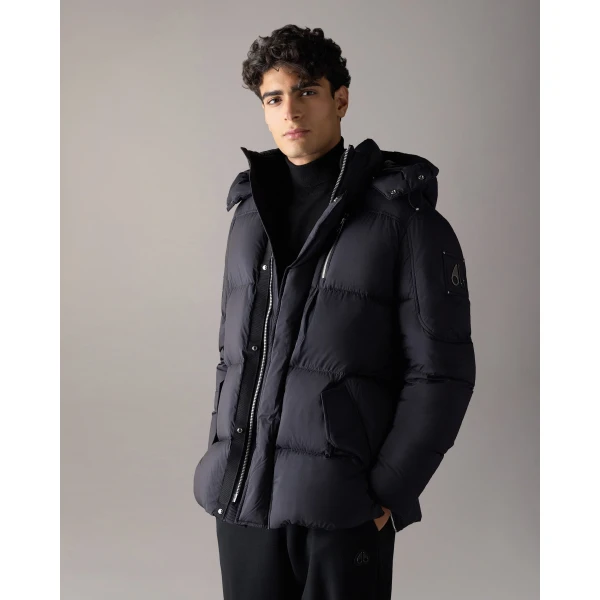 Moose Knuckles Everest 3Q Down Puffer in Black | Men Jackets | Luxury Shoes 