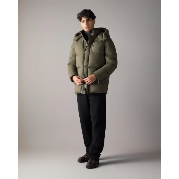 Moose Knuckles Everest 3Q Down Puffer in Combat | Men Jackets | Luxury Shoes 