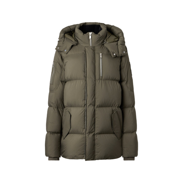 Moose Knuckles Everest 3Q Down Puffer in Combat | Luxury Shoes 