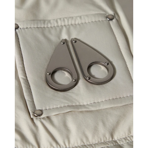 Moose Knuckles Everest Down Jacket in Alabaster | Men Jackets | Luxury Shoes 