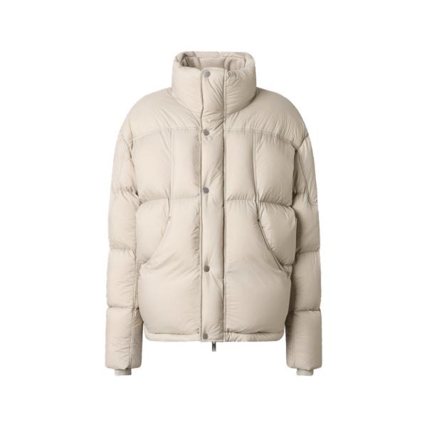Moose Knuckles Everest Down Jacket in Alabaster | Luxury Shoes 