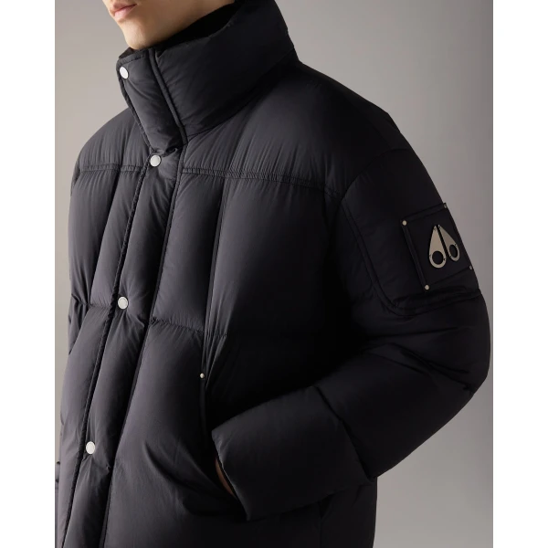 Moose Knuckles Everest Down Jacket in Black | Men Jackets | Luxury Shoes 