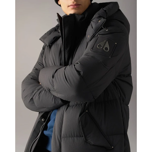 Moose Knuckles Everest Down Parka in Black | Men Coats | Luxury Shoes 